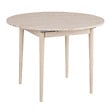 HABITAT ET JARDIN - Table à manger extensible en bois "Viona" 100 x 100 x 75 cm - Travertin - vignette