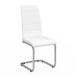 ID MARKET - Lot de 4 chaises MIA blanches pour salle à manger - vignette