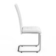 ID MARKET - Lot de 4 chaises MIA blanches pour salle à manger - vignette