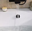 ALLIBERT - Vidage de Baignoire 50 mm Finition Noir Mat avec Trop-plein - vignette