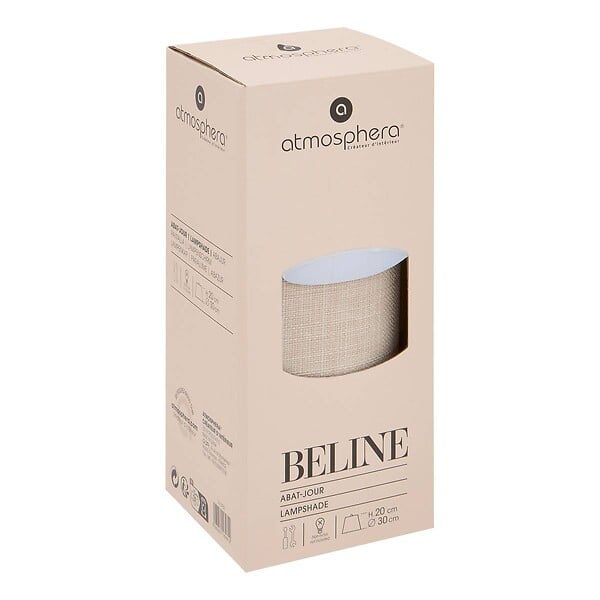 ATMOSPHERA - Abat-jour Beline D30cm beige - large