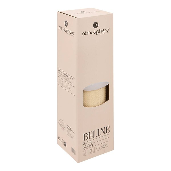 ATMOSPHERA - Abat-jour Beline D50cm beige - large