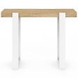 ID MARKET - Console PHOENIX bois et blanc - vignette