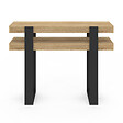 ID MARKET - Console double PHOENIX bois et noir - vignette
