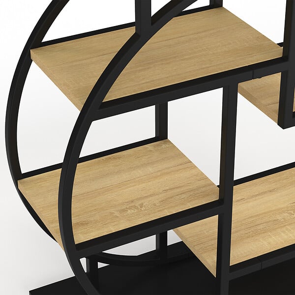 ID MARKET - Console étagère OLA design industriel - large
