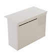 HABITAT ET JARDIN - Table de cuisine en bois "Orlando" - 120 x 60 x 88 cm - Blanc - vignette