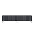 HABITAT ET JARDIN - Meuble TV en bois "Oscar" - 180 x 31 x 45 cm - Gris anthracite - vignette