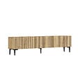 HABITAT ET JARDIN - Meuble TV en bois "Oscar" - 180 x 31 x 45 cm - Marron clair - vignette