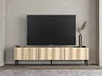 HABITAT ET JARDIN - Meuble TV en bois "Oscar" - 180 x 31 x 45 cm - Marron clair - vignette