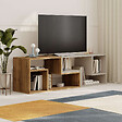 HABITAT ET JARDIN - Meuble TV modulable en bois "Glis" - 145 x 35 x 44 cm - Beige - vignette
