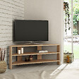 HABITAT ET JARDIN - Meuble TV d'angle en bois "Thales" - 114 x 36 x 45 cm - Beige - vignette