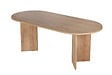 HABITAT ET JARDIN - Table à manger en bois "Sabella" 200 x 90 x 75 cm - Chêne saphir - vignette