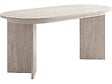 HABITAT ET JARDIN - Table repas extensible en bois 160/200 cm "Sorell" - 8 places - Travertin - vignette