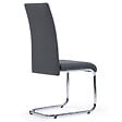 ID MARKET - Lot de 4 chaises MIA grises pour salle à manger - vignette