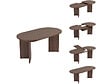 HABITAT ET JARDIN - Table repas extensible en bois 160/200 cm "Sorell" - 8 places - Marron - vignette