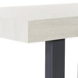 ID MARKET - Table à manger rectangle PHOENIX 6 personnes bois gris 160 cm - vignette