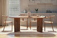 HABITAT ET JARDIN - Table à manger en bois "Sabella" 200 x 90 x 75 cm - Pin atlantique - vignette