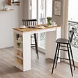 HABITAT ET JARDIN - Table de repas en bois "Setup" - 120 x 52 x 102 cm - Marron - vignette