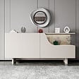 HABITAT ET JARDIN - Buffet en bois "Line" - 180 x 40 x 81 cm - Beige - vignette
