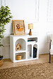 HABITAT ET JARDIN - Buffet en bois "Lessa" - 80 x 37 x 74 cm - Blanc - vignette