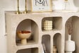 HABITAT ET JARDIN - Buffet en bois "Liva" - 120 x 37 x 74 cm - Travertin - vignette