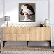 HABITAT ET JARDIN - Buffet en bois "Laika" - 180 x 40 x 80 cm - Beige - vignette
