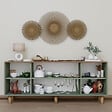 HABITAT ET JARDIN - Buffet en bois et cannage "Bohemian" - 180 x 40 x 75 cm - Vert - vignette