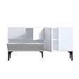 HABITAT ET JARDIN - Buffet en bois "Ginny" - 150 x 35 x 75 cm - Blanc - vignette