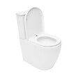 SWISS AQUA TECHNOLOGIES - Fusion WC à poser sans bride, rinçage Vortex, avec abattant SoftClose, blanc (SATFUS031RTORVP) - vignette
