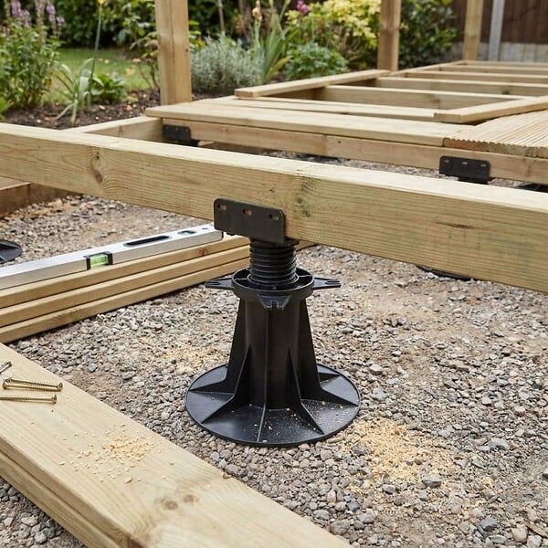 VERINDAL+ - plot pour terrasse bois réglable -  - VERINDAL Unité - large
