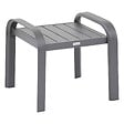 HESPERIDE - Salon de jardin duo "Elyn" bleu canard & graphite 2 places en aluminium - vignette
