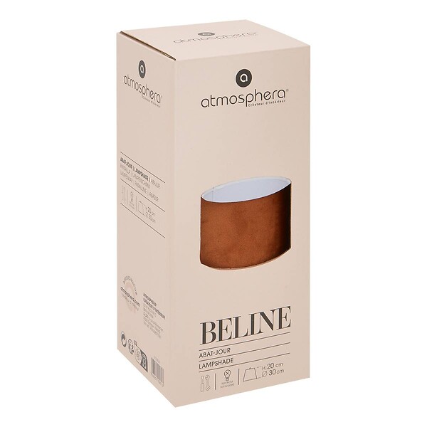 ATMOSPHERA - Abat-jour Beline D30cm terracotta - large