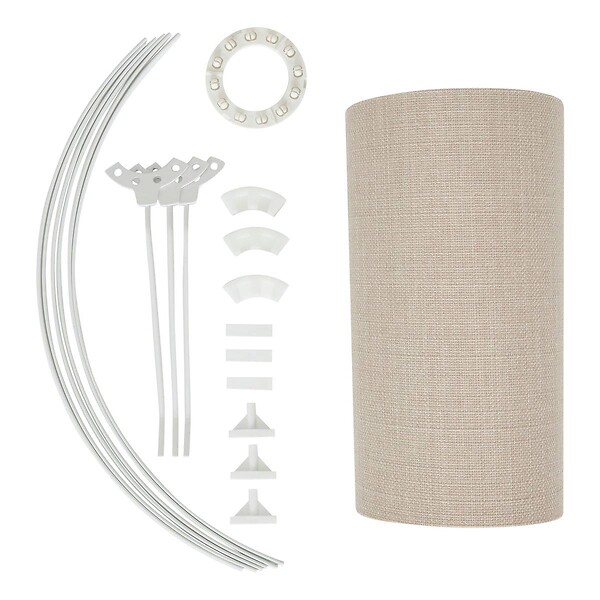 ATMOSPHERA - Abat-jour Beline D40cm beige - large