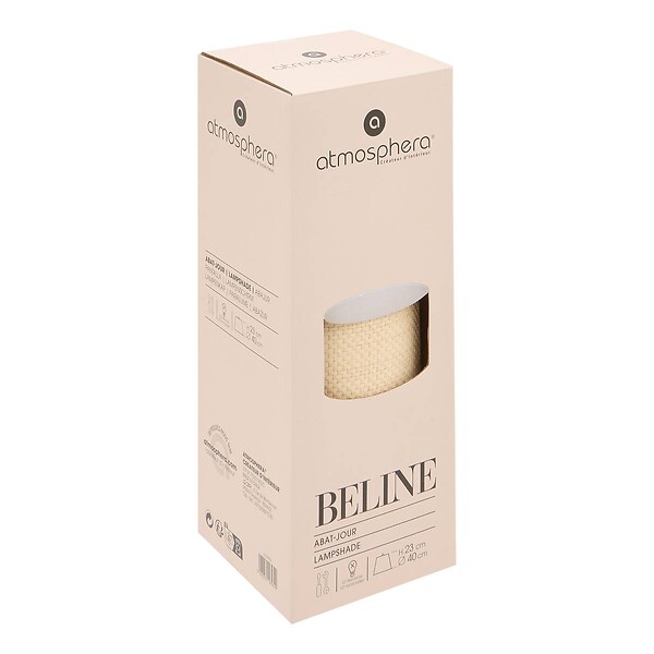 ATMOSPHERA - Abat-jour Beline D40cm beige - large