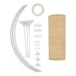 ATMOSPHERA - Abat-jour Beline D40cm beige - vignette