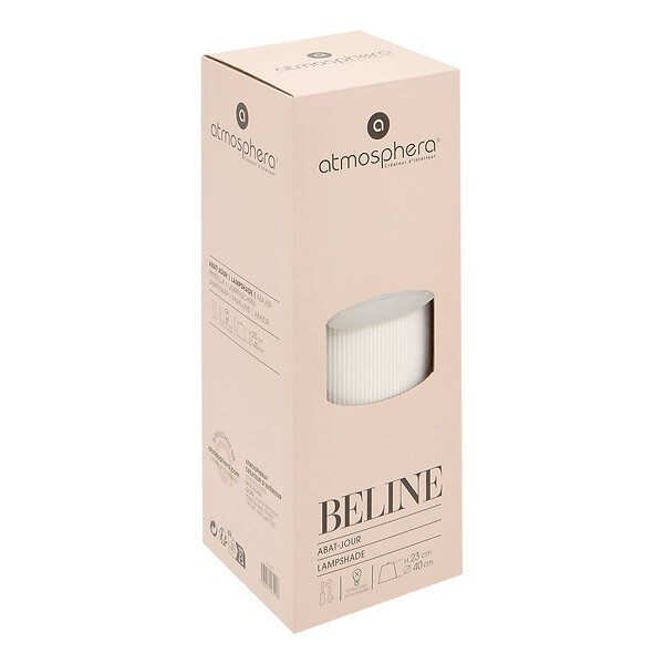 ATMOSPHERA - Abat-jour Beline D40cm blanc - large