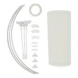 ATMOSPHERA - Abat-jour Beline D40cm blanc - vignette