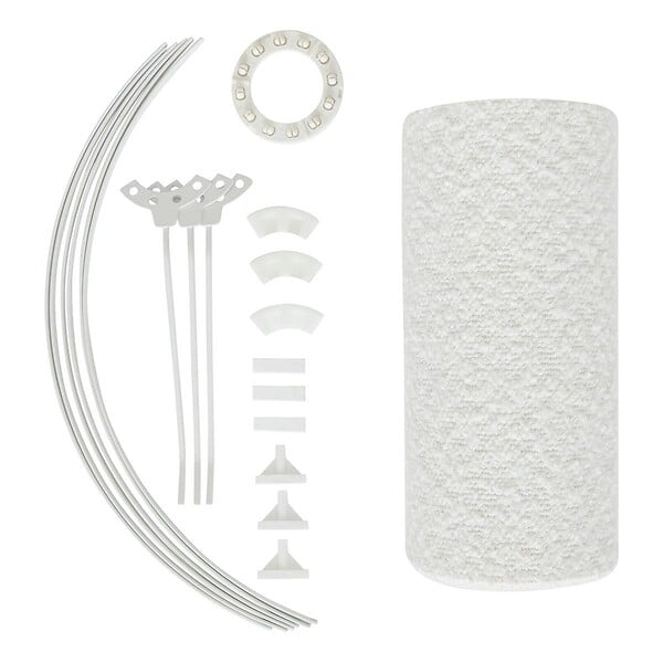 ATMOSPHERA - Abat-jour Beline D50cm blanc - large