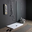 KIAMAMI VALENTINA - Receveur De Douche Rectangulaire 120X80 En Acrylique Et Abs Blanc | Alba - vignette