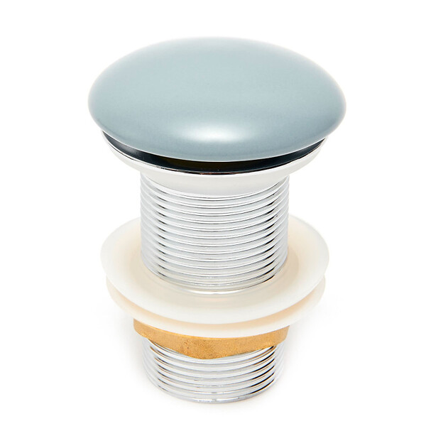 SWISS AQUA TECHNOLOGIES - Bonde à écoulement libre Infinitio 5/4" sans trop-plein pour lavabos et vasques, bleu profond mat (PZATKADBLM) - large