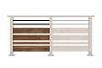 KORDO - Pack garde-corps SEPIA bois et tubes - vignette