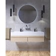 SWISS AQUA TECHNOLOGIES - Lavabo 121,4 x 46,9 cm en céramique blanc – 2 trous – Infinitio (SATINF12046) - vignette