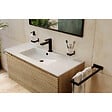 NATUREL - Lavabo 101 x 46 cm en céramique blanc pour meuble – Modena Naturel avec trop-plein (M10046) - vignette