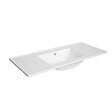 NATUREL - Lavabo 101 x 46 cm en céramique blanc pour meuble – Modena Naturel avec trop-plein (M10046) - vignette