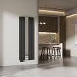 EMKE - EMKE Radiateur Miroir Vertical Design Anthracite pour Chauffage Central - 1800x608mm - 1788W - Double Panneau - vignette