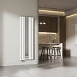 EMKE - EMKE Radiateur Miroir Vertical Design Blanc pour Chauffage Central - 1800x608mm - 1788W - Double Panneau - vignette
