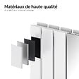 EMKE - EMKE Radiateur Miroir Vertical Design Blanc pour Chauffage Central - 1800x608mm - 1788W - Double Panneau - vignette