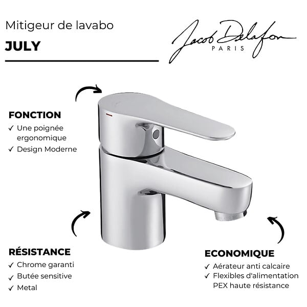JACOB DELAFON - Mitigeur lavabo July - large
