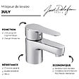JACOB DELAFON - Mitigeur lavabo July - vignette