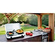 KEMPER - Plaque de cuisson Gaz 2 feux portable 2600W Blanc Couvercle amovible - Réchaud Camping Cuisine Exterieure KEMPER - vignette